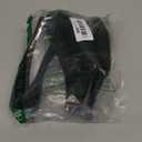 Ouzorp Car Steering Wheel Cover, Microfiber Leather Steering Wheel Covers with Anti-Slip Lining, Universal 14.5-15 inchs Black