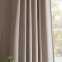 Madison Park Karien 100% Blackout Curtains 52"x 100" – Linen, 2-Layer Noise Blocking & Energy Smart Thermal Window Panel Pair with Rod Pocket/ Back Tab, Pack of 1