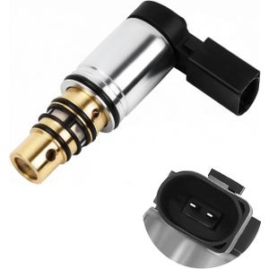 Upgraded Golf/Passat/Jetta AC Compressor Control Solenoid Valve Compatible with 2006-2015 A-udi, V-olkswagen models with Sanden PXE16 PXE14, Fit for Golf, Passat, GTI, Tiguan, J-etta T-DI, 1K0820803E