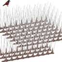 Bird Spikes,32 Pack Stainless Steel Bird Spikes for Outside for Pigeons and Other Animals, Pigeon Spikes for Garden Fence and Wall