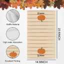 2Pcs Orange Stripe Dot Pumpkin Hello Fall Kitchen Towels Fall Kitchen Decor for Home Autumn Thanksgiving Harvest Gifts Waffle Weave Dish Tea Hand Towels for Farmhouse Kitchen Bathroom 14 x 23 Inches