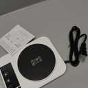 Sourdough Starter Warmer with Memory Function 1F Precision Temperature Control (70100F), Auto On/Off, 12-Hour Timer, Fits Sourdough Starter Jars Up to 40oz,Christmas gift for Home Baking Lover (White)