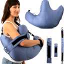 Shoulder Pillow - Rotator Cuff Relief, Shoulder Surgery Pillow, Rotator Cuff Surgery Must Haves, Arm Sling Elevation Support, Recovery Supplies, No Snag Zipper, Machine Washable