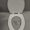 Bemis 1500EC 390 Lift-Off Wood Elongated Toilet Seat, Cotton White (Pack of 1)
