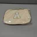 2025 Graduation Gifts for Her Women Girls,Personalized Belt Bag Waist Packs Trendy Fanny Pack Crossbody Bags,Initial White A,Cream Bag