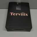 Terviiix 4-in-1 Hot Air Rotating Blow Dryer Brush Kit  1000W with Rotatable Round Brushes (2 Sizes), Oval Volumizer, and Diffuser  Ideal for Curly Hair, with Arthritis-Friendly Big Buttons, Black