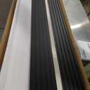 Art3d Slat Wall Panels, WPC Soundproof 3D Wall Paneling for Interior Wall Decor, TV Background, 8-Pack 96 x 6 in. Black