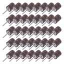 40 Pcs 1/8 Shank Flap Wheels Set, 10pcs of Each 60/80/120/240 Grits Abrasive Sandpaper Flap Sanding Wheel Grinding Head Rotary Tool for Grinding and Polishing