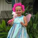 2 x Fluffy Pom Pom Headbands  Fuzzy Yarn Hair Accessories for Halloween, Cosplay, and Dress-Up Parties (Pink 2pcs)