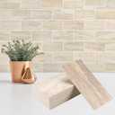 100 Pieces Peel and Stick Backsplash for Kitchen, 3" x 6" PVC Subway Tile Upgraded Grayish Beige with Gray Grout Backsplash Stick on Tile Elevate Kitchen, Bathroom, Fireplace,RV