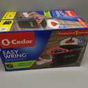 O-Cedar EasyWring Microfiber Spin Mop, Bucket Floor Cleaning System, Red, Gray, Standard