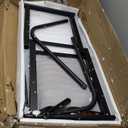 KOMOREBI Adjustable Overbed Bedside Table Over The Bed Table with Wheels Height Adjustable Hospital Bed Table on Wheels Rolling Laptop Desk Cart Table Stand for Bed Trays for Eating and Laptop (Black)