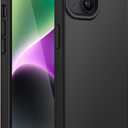 JETech Silicone Case for iPhone 14 6.1-Inch, Silky-Soft Touch Full-Body Protective Phone Case, Shockproof Cover with Microfiber Lining (Black)