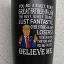 Aletege Funny Great Nurse Travel Tumbler, Funny Birthday Gifts for Father In Law 20 OZ Black