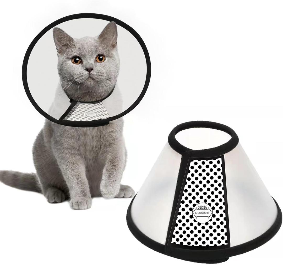 Adjustable Recovery Pet Cone E-Collar