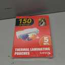 CAREGY Thermal Laminating Pouches,150 Pack Laminating Sheets, 5 Mil, 9 x 11.5 Inches Lamination Sheet Paper for Laminator, Round Corner Letter Size, Office and School Supplies