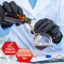 2 x MED PRIDE Nitrile Gloves - Box of 100 Gloves | 5 Mil Thick, Powder-Free, Latex-Free, Lab, Chemotherapy Compliant