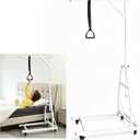 Trapeze Bar for Bed Mobility, 5Ft-7Ft Height Adjustable, Supports 300LBS