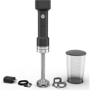KitchenAid Go Cordless Hand Blender - battery included, KHBRV71, Black Matte