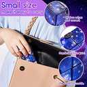 Skylety Cube Anxiety Relief Toy Hand Held Magic Sensory Stress Cube Toy for Adults Relieve Stress Christmas Party Favors(4 Pcs,Starry)