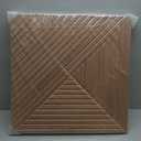 Soon Global Acoustical Wall Panels, 6-Piece 23.62 X 23.62 Inches Art Acoustic Panels, Decorative Acoustic Panels, Acoustic Wall Panels, Sound Absorbing Wall Art, Arcadian Vortex, 72 X 48 Inches