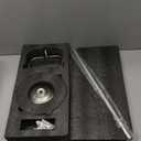 WZRUA Toilet Paper Holder Stand, Brushed Nickel Toilet Paper Holder Free Standing,Post Pivoting Design & Stable Weighted Base SUS304 Stainless Steel for Bathroom