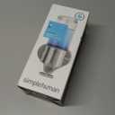 simplehuman Wall Mount Pumps, Single 15 fl. oz. Shampoo & Soap Dispenser, Stainless Steel