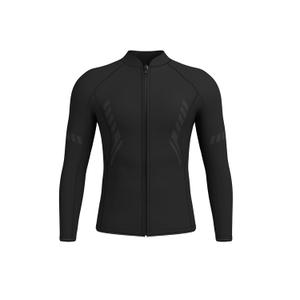 GoldFin Mens Wetsuit Top, 3mm Wetsuits Men Neoprene Jacket Long Sleeve Wet Suits for Water Sports Diving Surfing Kayaking Swimming 4 XL