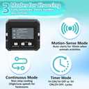 Solar Fan for Chicken Coop 3 Modes Controller Solar Exhaust Fan for Shed Greenhouse Solar Powered Fan for Intake or Exhaust Vent Cooling Air Fan