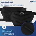REVIX Extra Large Hip Ice Pack Wrap After Surgery, Reusable Gel Cold Pack for Hip Replacement Recovery, Sciatic Nerve, Cold Therapy Hip Flexor Compression Wrap, Black