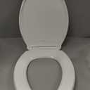 KOHLER 4636-RL-0 Cachet ReadyLatch Elongated Slow Close Toilet Seat, Soft Close Toilet Seat Quiet Lid, Contoured Grip-Tight Bumpers Installation Hardware, Apartment Essentials, White
