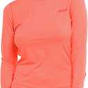 Women's Cozy Honey Long Sleeve Rashguard 50+ Uv Protection Skin Guard (Medium, Flamingo)