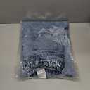 Girls Straight Leg Bootcut Ripped Baggy Jeans for 8-12 Y Old - Adjustable Stretch Waist Pull Up 5 Pockets Washed Denim Pants (Blue)