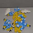 TaoBary 2 Pcs Toy Inspired Theme Reusable Birthday Banner Felt Garland Pre Strung Game Ball Decorations Personalized Cartoon Sign for Birthday Party Photo Prop Supplies