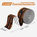 Kinesiology Tape, 2 Rolls Hypoallergenic Athletic Tape for Muscle Strain Relief & Joint Support, Waterproof & Breathable Sports Tape for Pain Relief, 2in x 16ft Uncut Roll-Stripe (Black)