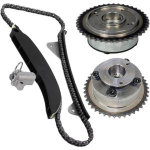 Engine Timing Chain Kit, Suitable for Hyundai Kia Elantra Sonata Tucson Optima Soul Forte 2.0L G4NC, Automotive Camshaft Adjuster Set Replacement Part with 2 CVVT Gears 24321-2E200 Engine Timing Chain Kit, Suitable for Hyundai Kia Elantra Sonata Tucson Optima Soul Forte 2.0L G4NC, Automotive Camshaft Adjuster Set Replacement Part with 2 CVVT Gears 24321-2E200