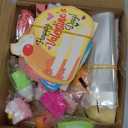 JOYIN 28 Packs Valentines Day Gift Cards with Candy Mochi Squishy Toys, Stress Relief Fidget, Cute Squeeze Toys for Kids Valentine's Party Favors, Classroom Gift Exchange and School Reward