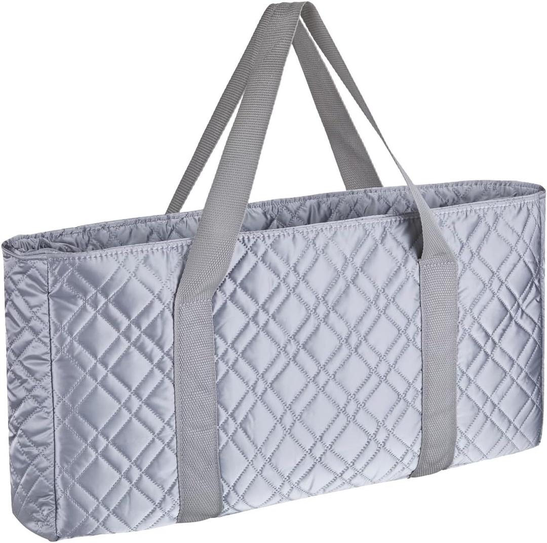 Premium Silver Mah Jongg Carry Bag – Professional Soft Case with Extra Storage