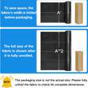 3ft x300ft Black Weed Barrier 3.5oz Landscape Premium Fabric-Heavy Duty Woven Ground Cloth with Superior Permeability Weed Control Convenient Design