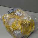 Outdoor Construction LED String Lights with Switch: 3 Prong 50FT 75w 10500lm ETL Certified Super Bright Temporary Lighting Hanging IP65 Waterproof Work Light for Attic Jobsite Garage