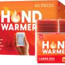 IRIS USA Hand Warmers, Regular or Large, 60 Individual Warmers, Regular & Adhesive Body Warmers Up to 10/18Hours Disposable Handwarmers Bulk for Hot Hands Feet Chest Back, TSA-Approved, Outdoor