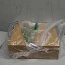 Green Candlestick Holders Set of 6, Taper Candle Holders, 4.3" H & 6.3" H Glass Candle Holder for Candlesticks & Pillar Candles, Candle Holder for Wedding and Dining Table Decor