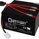 Mighty Max Battery Extended Range Drop in Replacement for 12v Razor Scooter Ride on Toy 7ah Battery kit and Harness