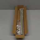 Curtain Rods for windows 32-62 inch, 5/8 inch Decorative Nickel Splicing Heavy Duty Metal Curtain Rod set with Brackets