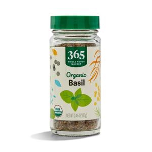 365 by Whole Foods Market, Organic Basil , 0.46 oz (0.46 Ounce (Pack of 1)) (Best By: 04/2028) 365 by Whole Foods Market, Organic Basil , 0.46 oz (0.46 Ounce (Pack of 1)) (Best By: 04/2028)