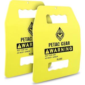 PETAC GEAR Tactical Weights Plates For Weighted Vest For Men Workout,5/10/15/20 LBS Weight Strength Training Vests Equipment Workout Gear (Curved)