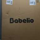 Babelio 36" Tall Dog Gate PressGuard C5, 26-40" Wide Auto Close Baby Gate, Pressure Mounted Metal Pet Gate, Easy Install No Drilling, No Tools Needed, with Wall Protectors and Extension Kits, White