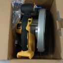 SXBSXB Circular Saw for DeWalt 20V Max Battery, 7-1/4-Inch Blade, 8000 RPM, Brushless Cordless Circular Saw Kit for Cutting Wood PVC (Battery Not Included)