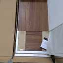 Swiss Madison Chteau 24" Freestanding Bathroom Vanity Cabinet Without Top in Brown Oak