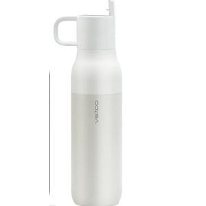 VSITOO Black CarbonFiber Filtered Water Bottle with Straw, Including additional 1Pack Water Bottle Replacement CarbonFiber Filters